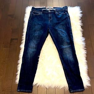 Gap True Skinny Jeans Dark Stretch Denim Size 32R